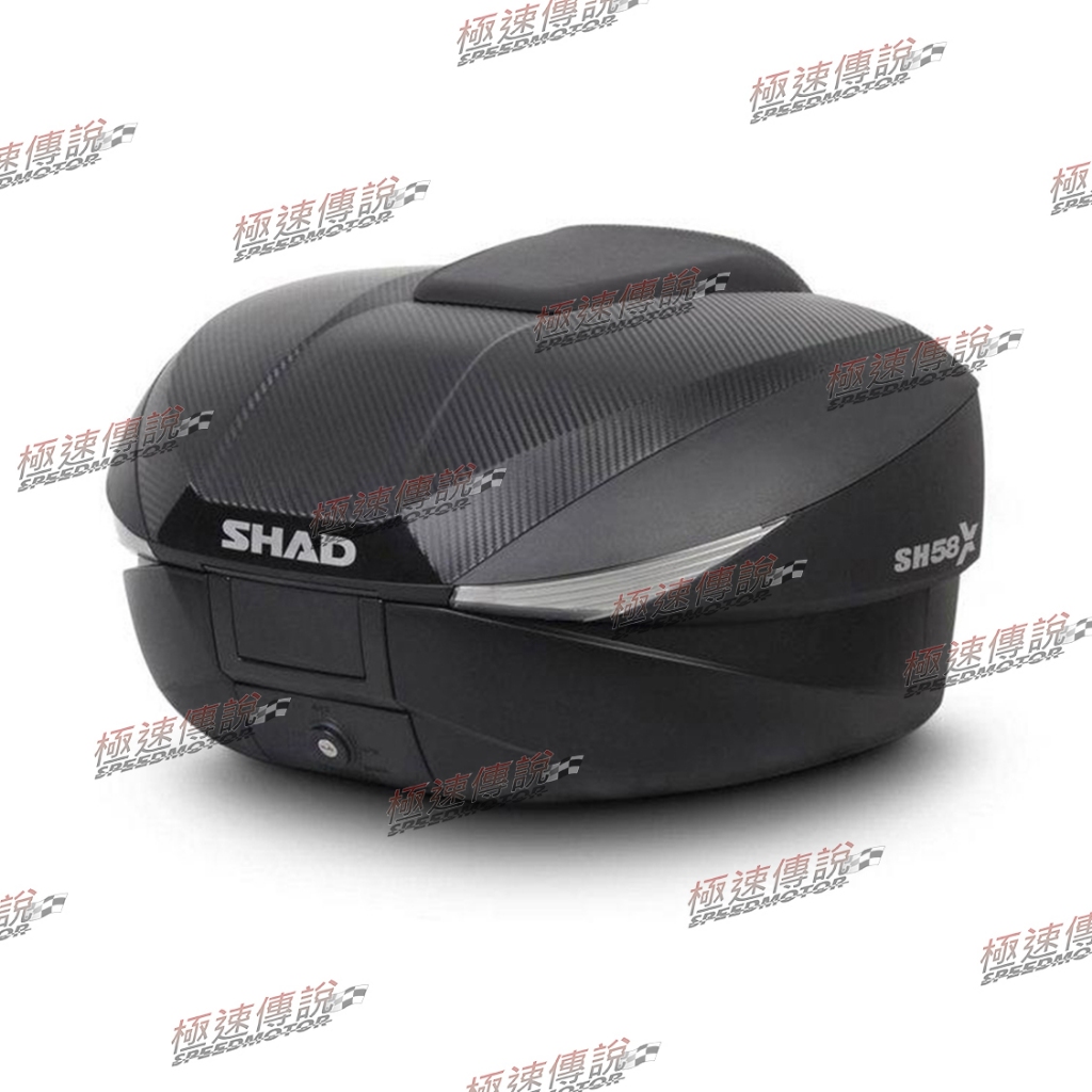 [極速傳說] SHAD SH58 碳纖維上蓋 可調式行李箱