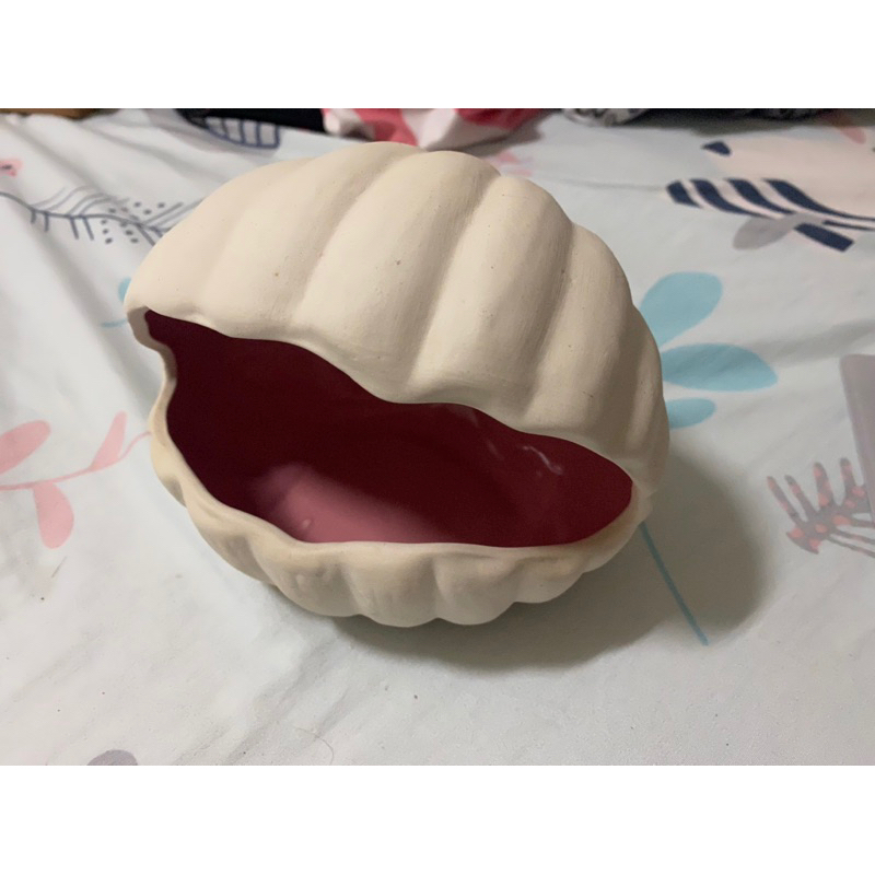 貝殼陶瓷碗🐚/黃金鼠窩/倉鼠/夏天用品