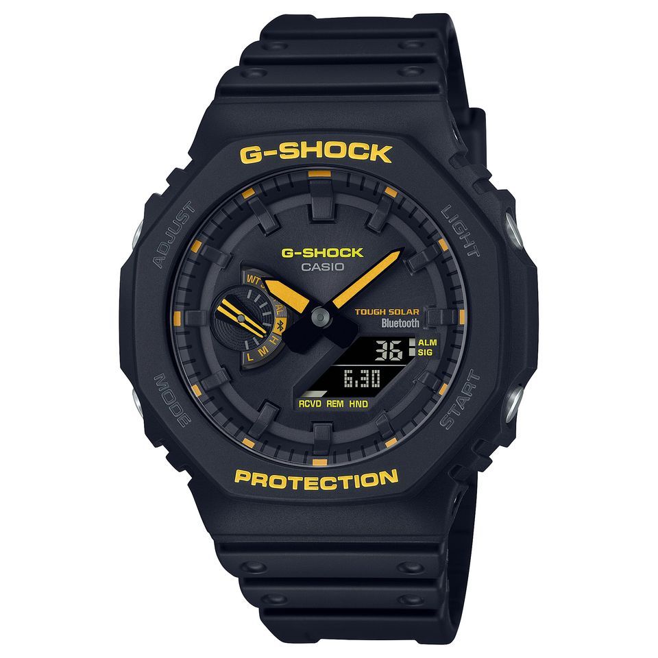 【CASIO】G-SHOCK 農家橡樹太陽能藍牙版 黑黃撞色 現貨 GA-B2100CY-1A 台灣卡西歐公司貨