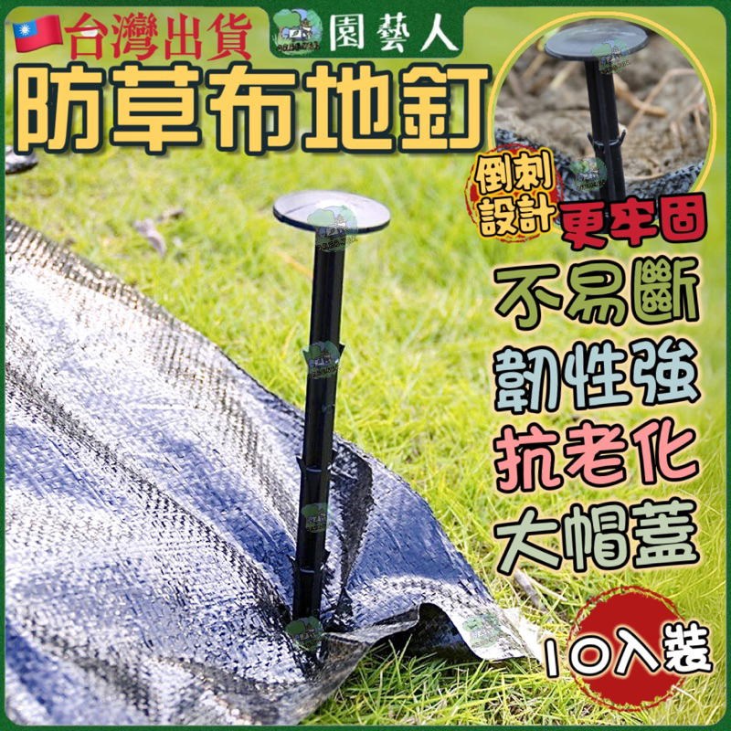 【園藝人】塑膠釘 防草布 除草布 塑膠地釘 雜草抑制蓆 地釘 抑制草蓆 抑制布 固定釘 防雜草 草皮釘 塑膠釘子