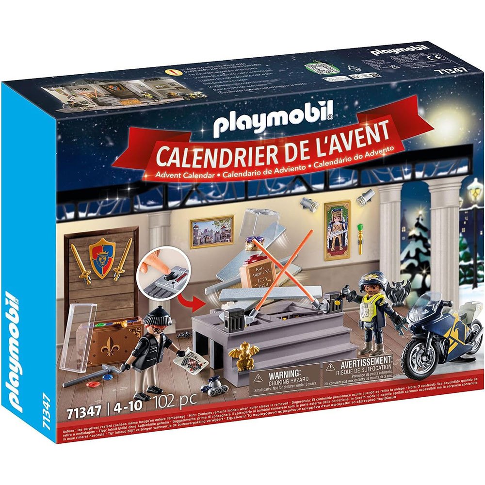 playmobil 摩比人積木 聖誕驚喜月曆-博物館竊盜案 (戳戳樂降臨曆) PM71347