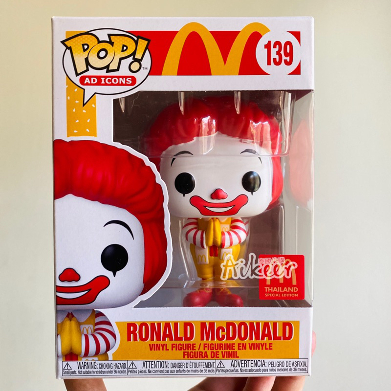 泰國代購🇹🇭Funko Pop x McDonald’s 限定麥當勞叔叔公仔（預購）