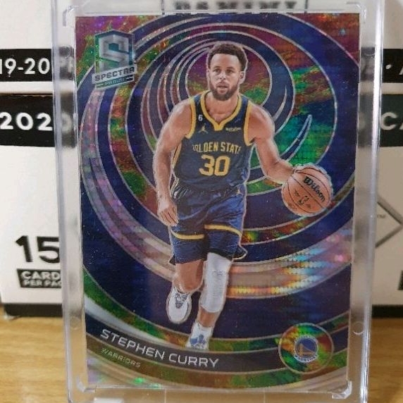 Panini Spectra Stephen Curry 限量149 024/149 閃亮 附殼 NBA球員卡 籃球卡