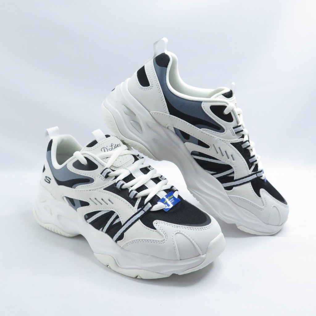 Skechers 896205NTBK D LITES 4.0  女款 老爹鞋 休閒鞋 厚底增高 固特異大底 元氣黑森林
