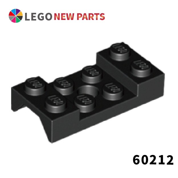 【COOLPON】正版樂高 LEGO 擋泥板 2x4 帶拱形孔 60212 Mudguard 黑色