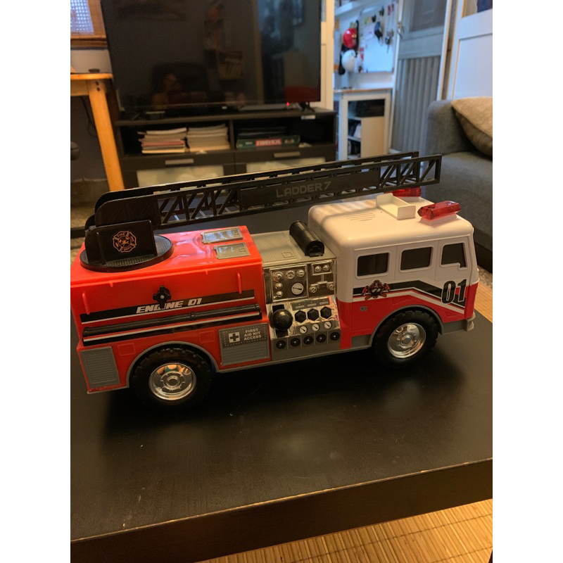 好市多 Mighty Fleet 消防車 緊急救援機動玩具車 消防車玩具