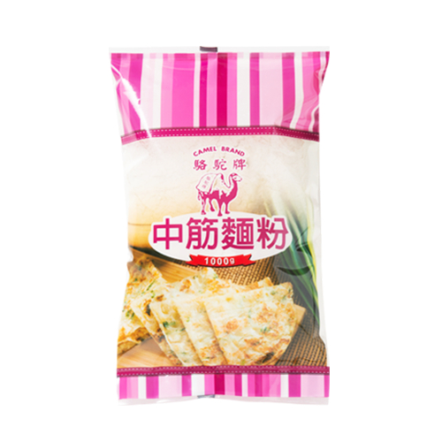 【聖寶】	 駱駝牌 中筋麵粉 - 1kg /包