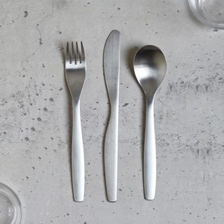 【日本KINTO】HIBI餐刀+餐叉+湯匙三件組《泡泡生活》餐具組 不銹鋼 日本 叉子 刀子 湯勺