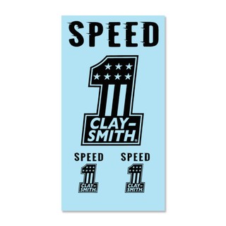 【MOONEYES】Clay Smith No. 1 黑色 貼紙 (透明底) [CSYC3948]
