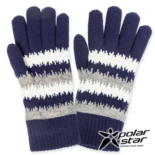 【PolarStar】男觸控保暖手套『深藍』P20605 保暖手套.絨毛手套.觸控手套.刷毛手套