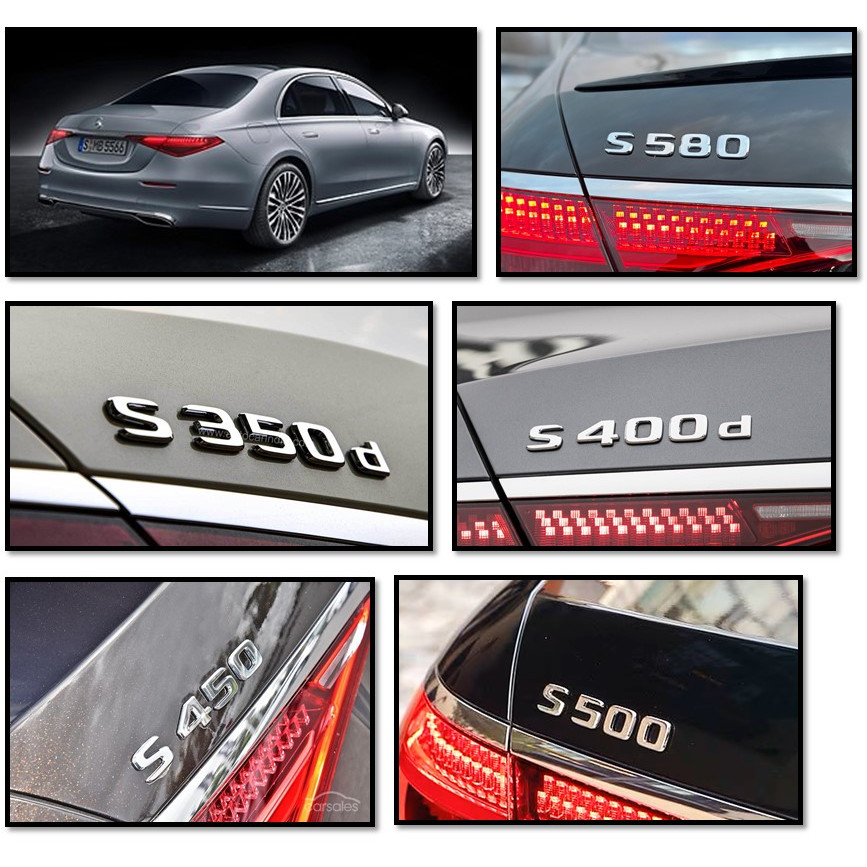 圓夢工廠 Benz 賓士 W223 S350 S400 S450 S500 S580 S63 AMG 鍍鉻車標 字標字貼