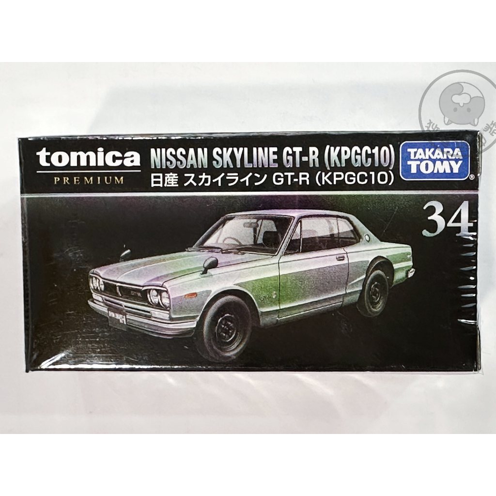 『台灣現貨』 TOMICA 多美 34 NISSAN SKYLINE GT-R 黑盒 Premium 小汽車 禮物