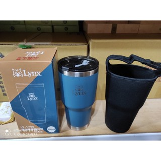 (臺北雜貨部) 美國品牌 Lynx 山貓 304真空環保隨行杯 (900ml) 一體成型