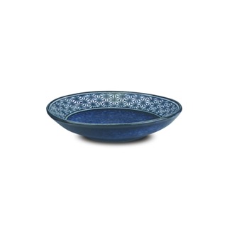 【堯峰陶瓷】日本美濃燒葉青系列 4吋盤 醬料碟 小圓盤 單入| 小菜盤 點心盤 沙拉盤 泡菜盤