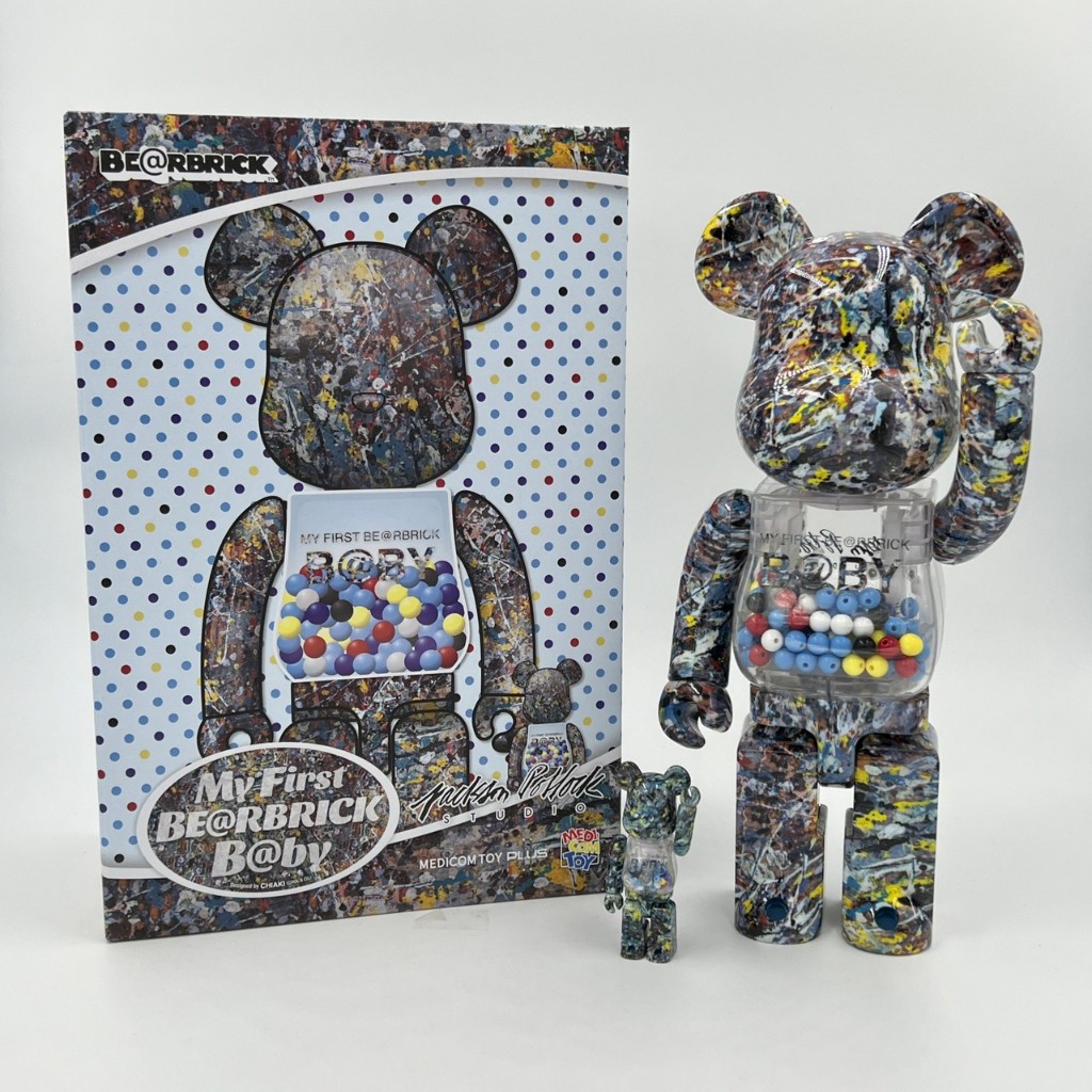 Be@rbrick BEARBRICK My First Baby 潑墨千秋 400% 100%