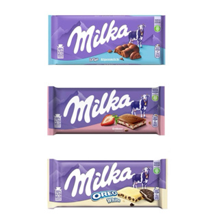 Milka 氣泡感牛奶巧克力/OREO夾心白巧克力/草莓巧克力