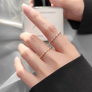 純銀戒指 尾戒 純銀尾戒 線戒 細戒指 防小人戒指 戒指女生 小戒指 925 戒指 食指戒 925純銀戒指 Muer