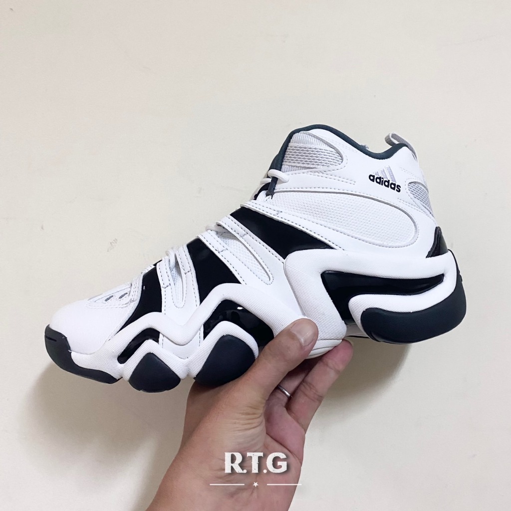 【RTG】ADIDAS CRAZY 8 白黑 籃球鞋 復古 KOBE 拼接 緩震 抗扭 經典 男鞋 IE7198