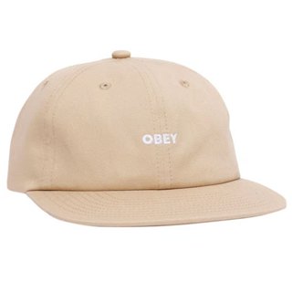 OBEY 100580302-KHA BOLD TWILL 6 PANEL 滑板帽 / 六片帽 (卡其色) 化學原宿