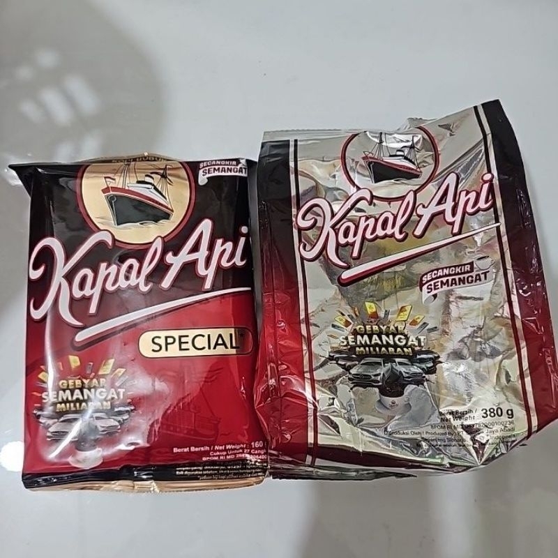 KAPAL API HITAM 印尼黑咖啡粉