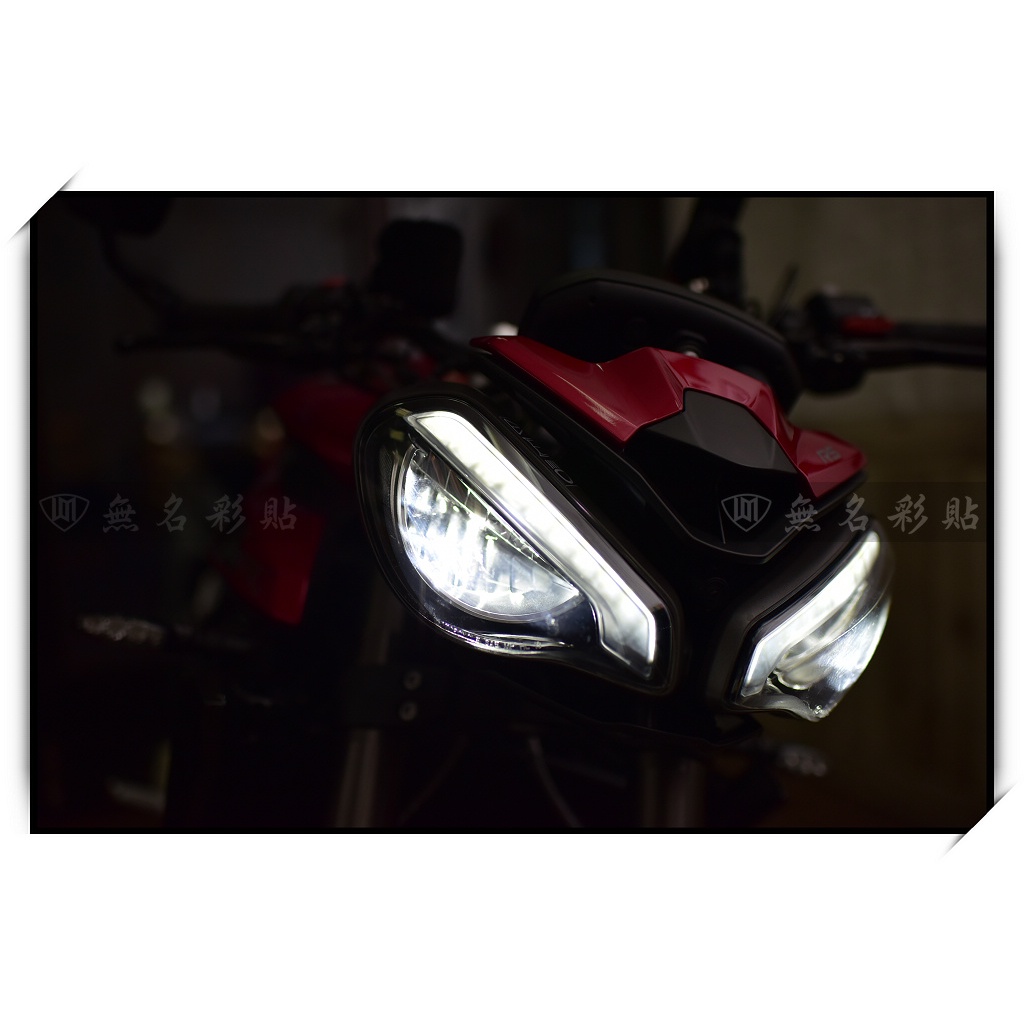 【無名彩貼-2119】2023 STREET triple 765RS 大燈 透明防護膜  TPU (已裁型-左右一對)