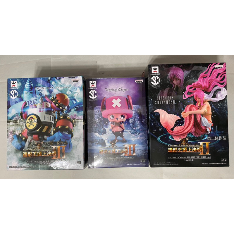 《出清已拆》海賊王✨金證 造型王頂上決戰 佛朗基大將軍、眼淚喬巴、白星公主