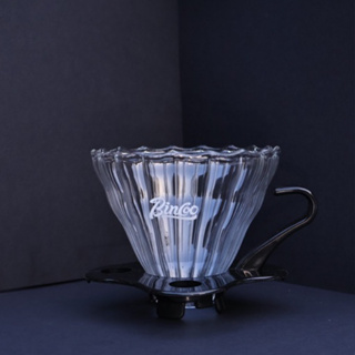 (現貨)Bincoo錐形玻璃濾杯/玻璃/咖啡濾杯/透明/手沖必備/手沖咖啡