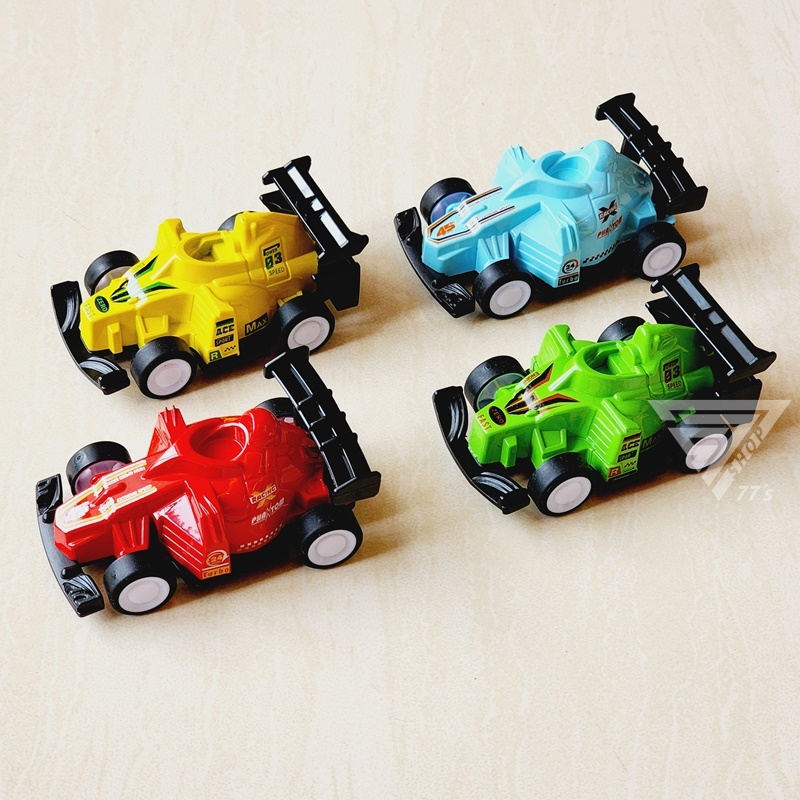 【台灣現貨】【Q版F1方程式合金賽車/4色】卡丁車賽車 小汽車模型 玩具車 兒童玩具車 賽跑車 F1跑車 F1賽車模型車