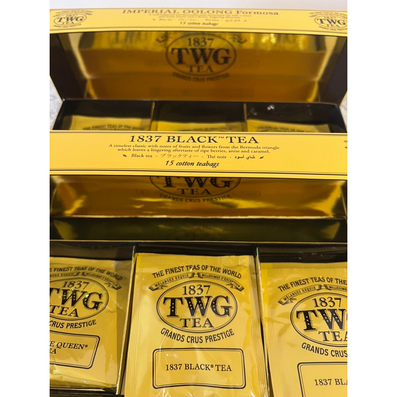 🔥新加坡購入現貨🔥TWG 綠茶、烏龍、1837紅茶散包貴婦茶