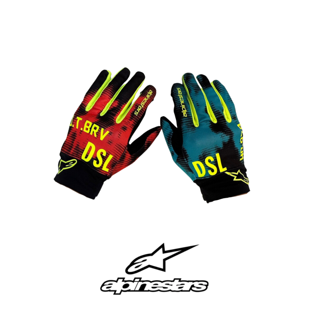 ALPINESTARS AS-DSL SHOTARO 綠松紅黑 觸控手套 短手套