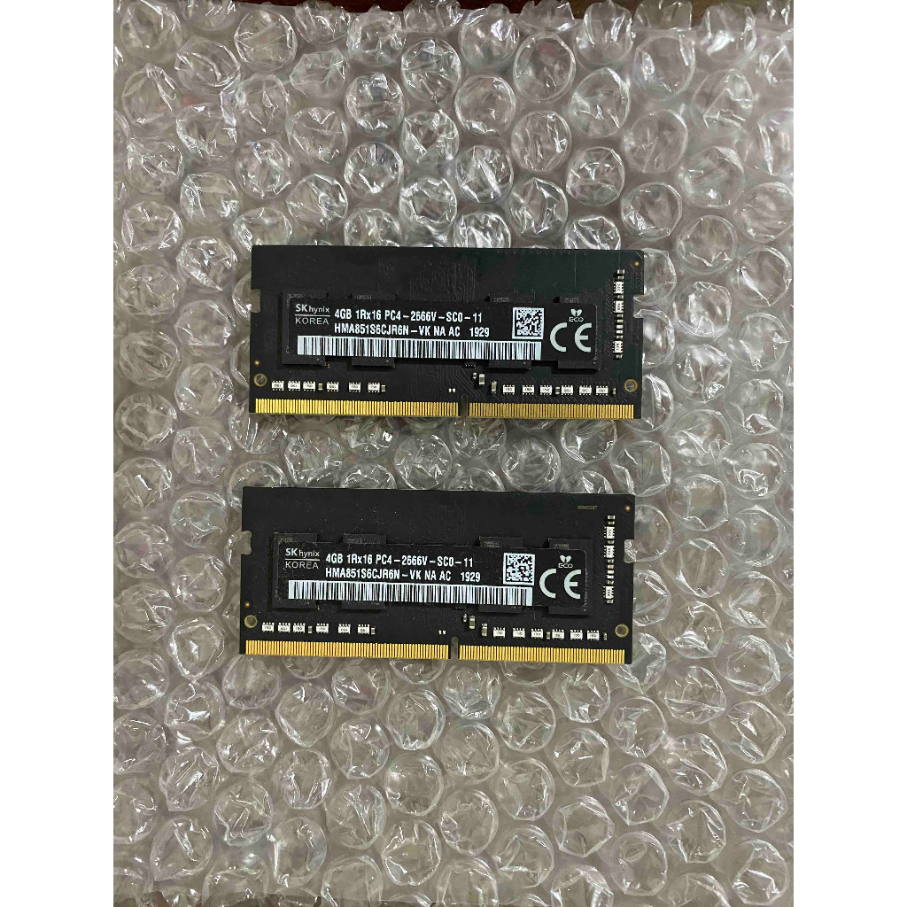 IMAC原廠下來 sk hynix korea 2666 DDR4 4GB*2