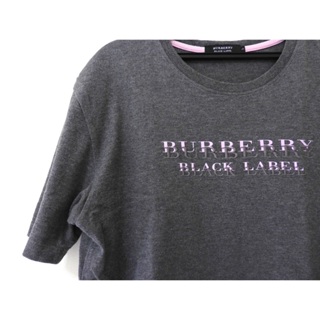 【古著尋寶S】日本製🔵BURBERRY黑標 短袖T恤🔵L號 巴寶莉 日系 名牌 品牌 精品 潮流 潮牌 上衣 灰色 男生