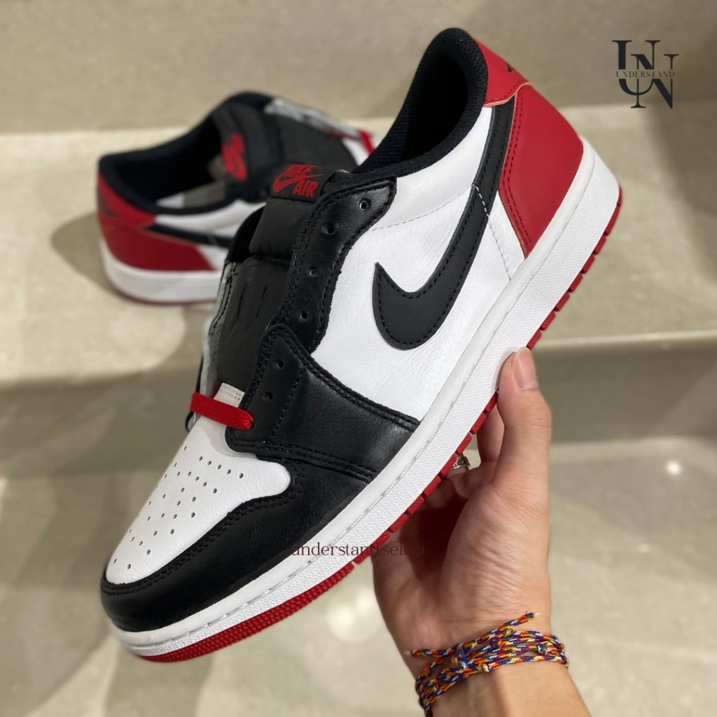 UN 預購 ▸ Nike Air Jordan 1 Low OG Black Toe 白紅 黑腳趾 CZ0790-106