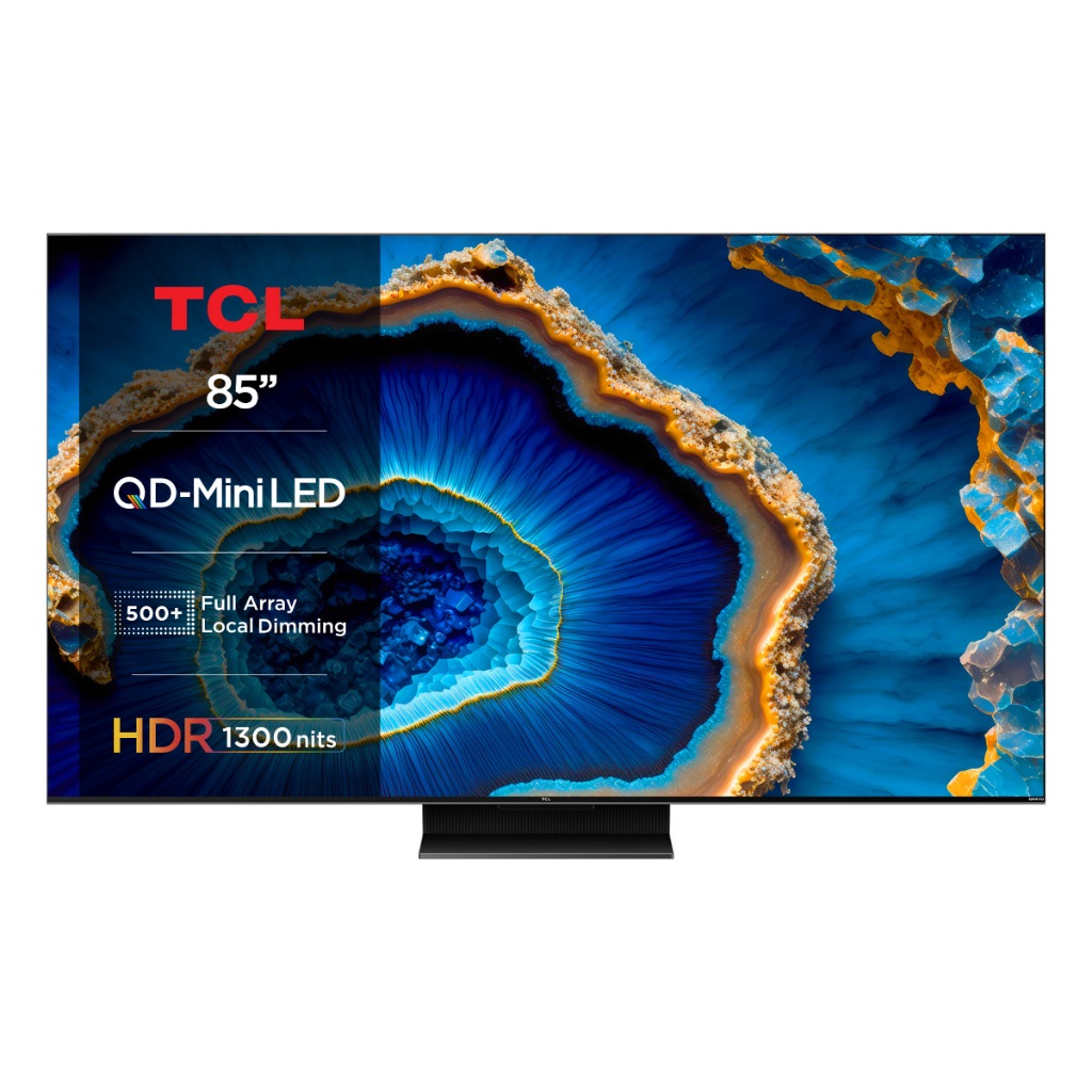 TCL 85吋 C755 QD-Mini LED Google TV 量子智能連網液晶顯示器【含簡易安裝】85C755