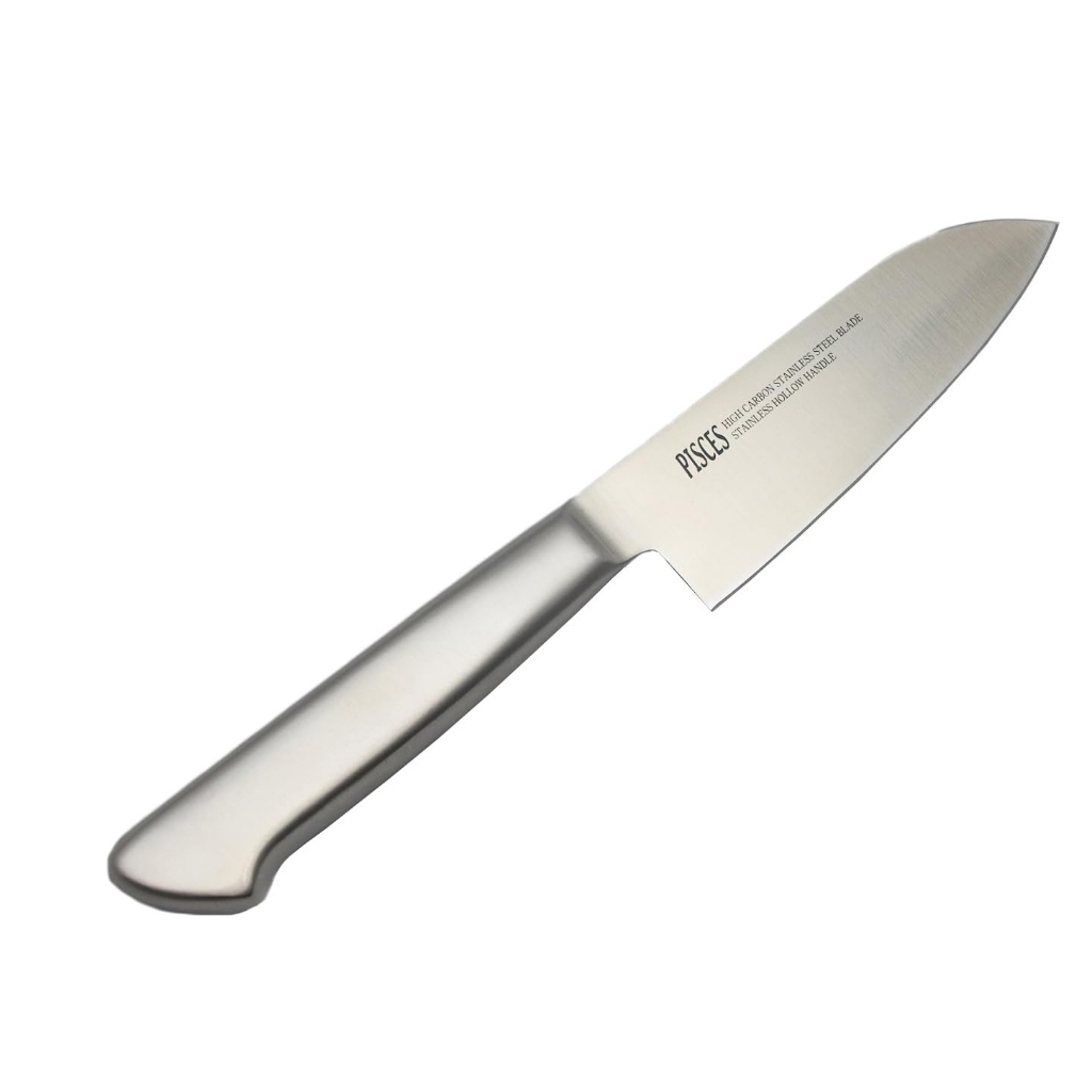 【佐竹產業/日本製】PISCES 不鏽鋼 三德刀 17cm 一體成型 三德包丁 菜刀