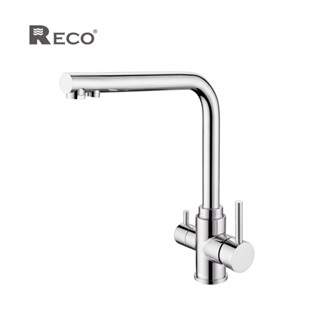 【RECO】私訊驚喜 三用龍頭 304不鏽鋼 廚房立式龍頭 冷熱龍頭 淨水龍頭 檯面式 馬坎系列 (102305B)