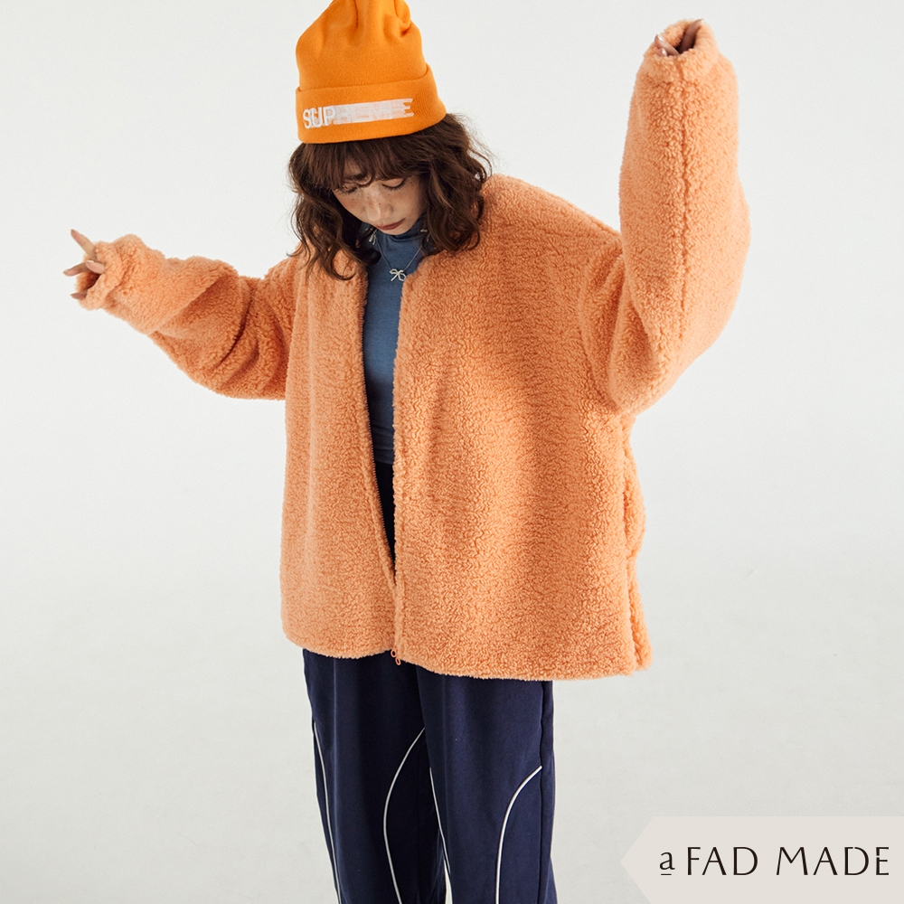 AFAD MADE- 毛絨絨小房子口袋外套【21020078】