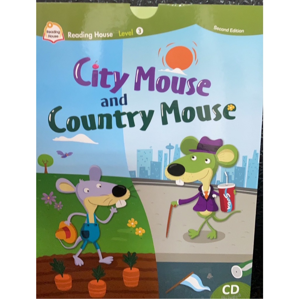 Reading House Level3  City Mouse and Country Mouse+CD