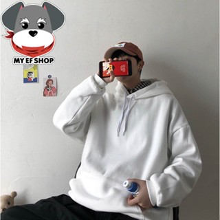 My EF★買衣服-男長袖帽T 刷毛連帽 保暖上衣大尺碼 長袖T恤 5XL情侶裝 大學T 男生【NL661013】