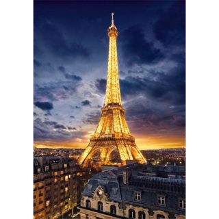 Clementoni 艾菲爾鐵塔 夜景 1000片 拼圖總動員 義大利進口