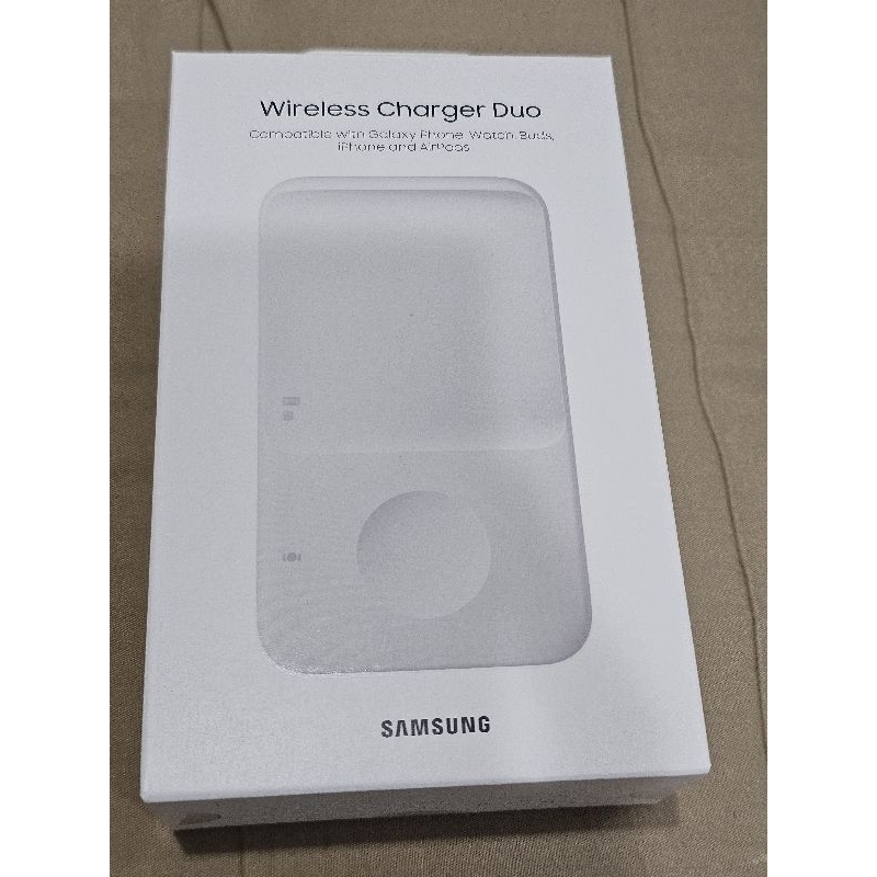 全新 公司貨 Samsung 三星 無線閃充充電板 (雙座充 ) 9W 白色 EP-P4300