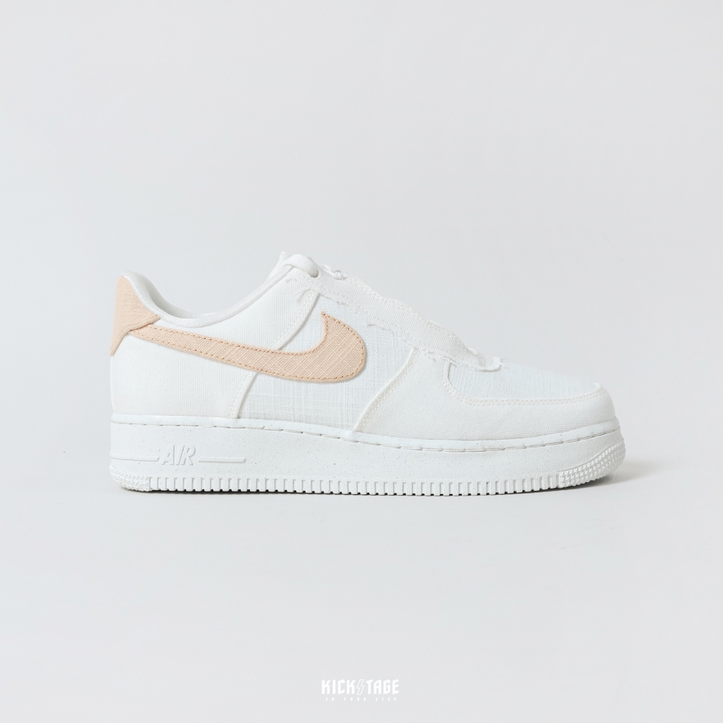 NIKE AIR FORCE 1 PRM NN SUN CLUB 白奶茶 白卡其 休閒鞋【DM0208-100】KS