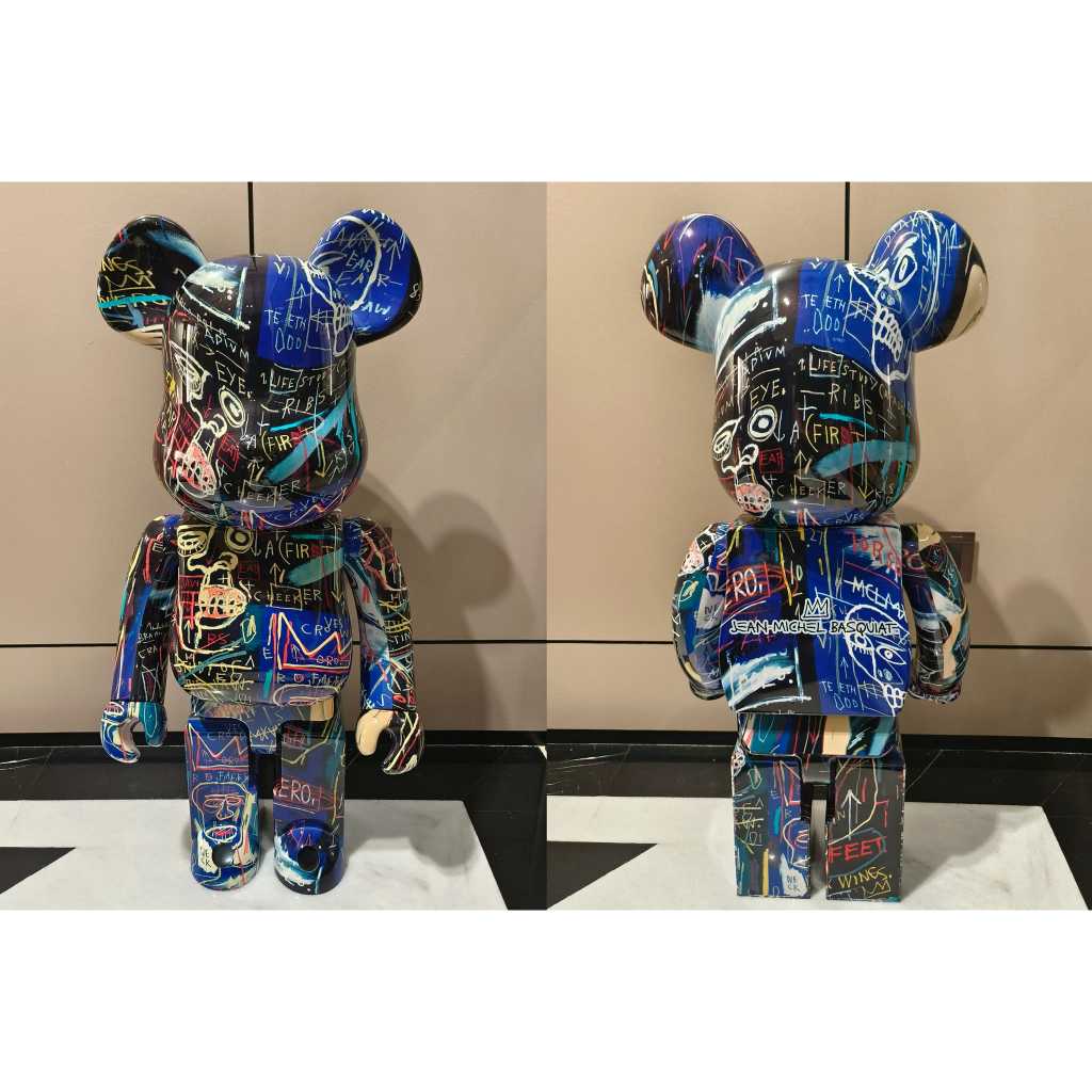 銀角零卡分期 BE@RBRICK JEAN-MICHEL BASQUIAT #7 1000% 巴斯奇亞7代 1000%