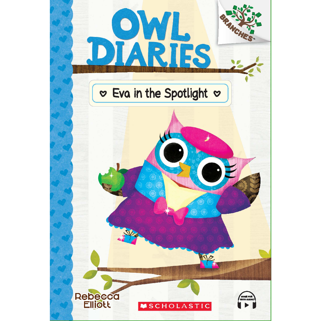 Owl Diaries 13 {有聲版} Eva in the Spotlight / Scholastic出版社旗艦店