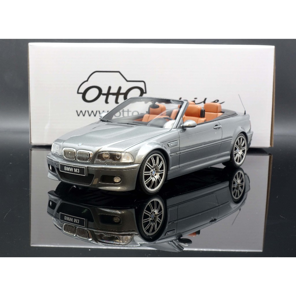 【MASH】現貨特價 OTTO 1/18 BMW E46 M3 敞篷 灰 2004  OT1006