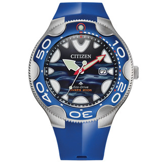 CITIZEN 星辰 PROMASTER 殺人鯨 限量 光動能200米潛水錶-46mm BN0238-02L