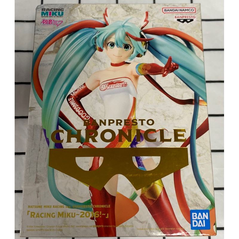 全新 現貨 眼鏡廠 SQ 初音未來 GSC racing競速賽車女郎 miku 2016 景品模型 公仔