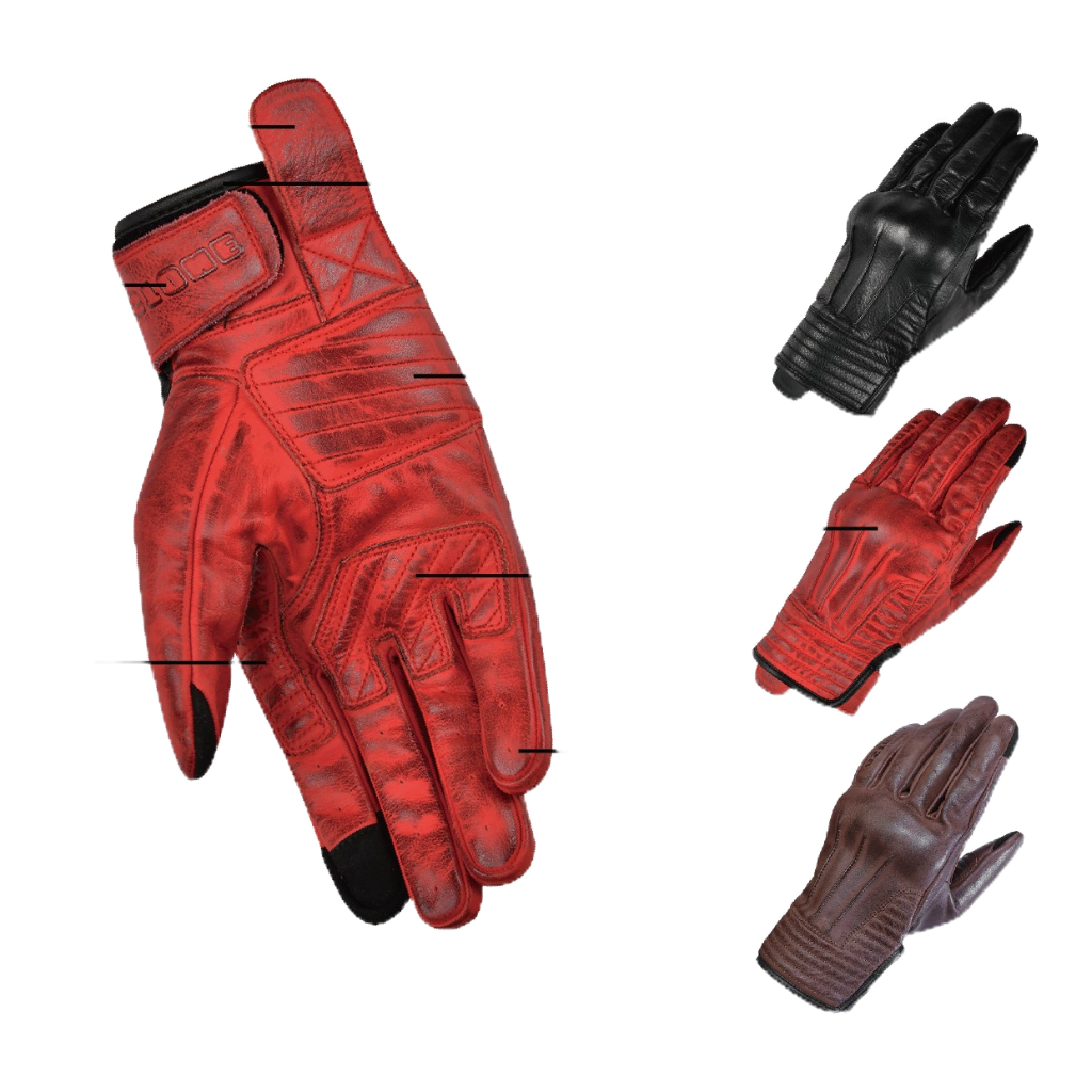 Astone 防摔手套 LA65 多色可選 皮革 可觸控 透氣  復古 加厚耐磨 手套
