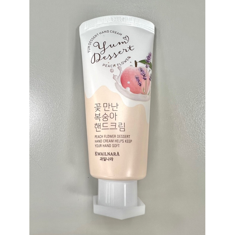 全新 KWAILNARA PEACH FLOWER DESSERT HAND CREAM 護手霜60g