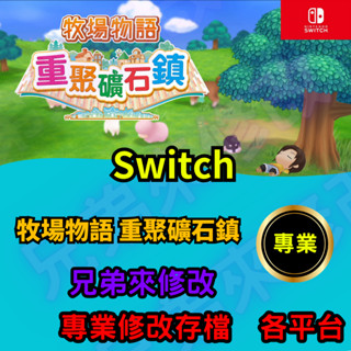🌈兄弟來修改🌈NS Switch 牧場物語 重聚礦石鎮 存檔修改 存檔替換 外掛 金手指 存檔 金錢MAX 礦石鎮